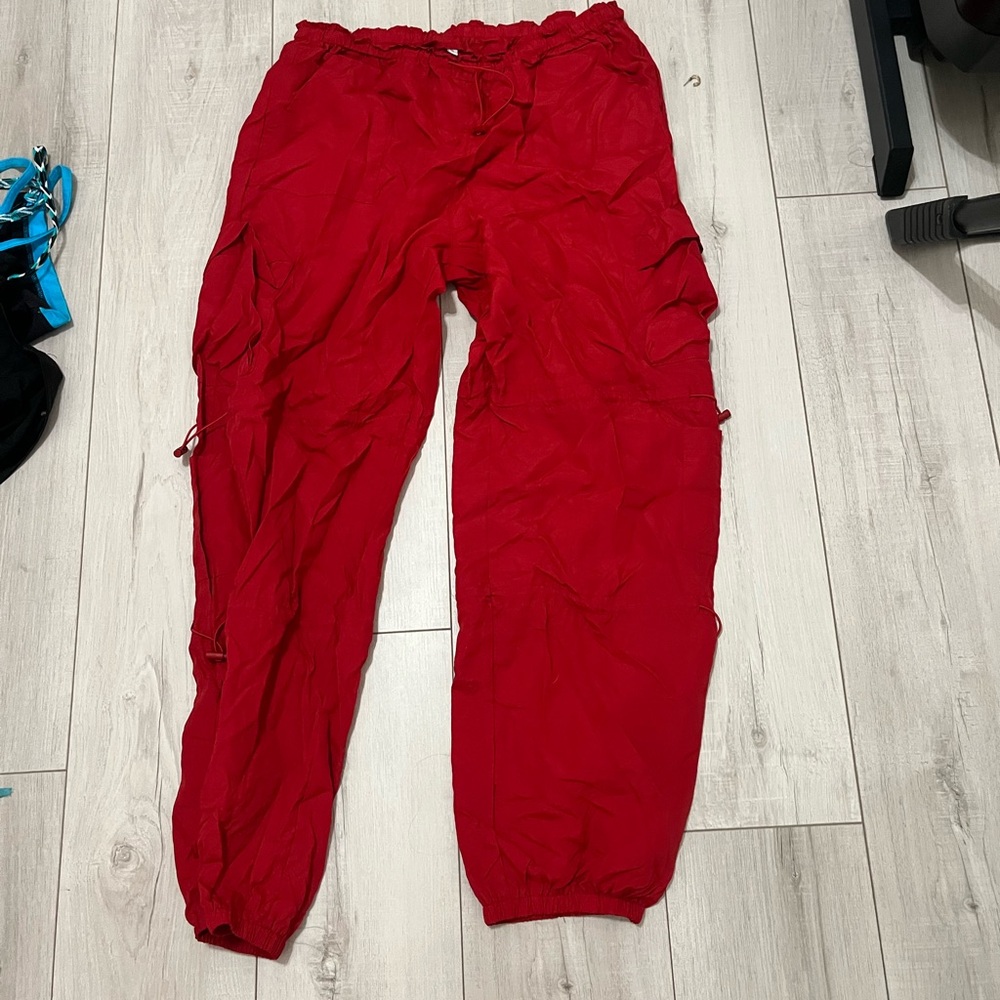 Red Cargo Pants